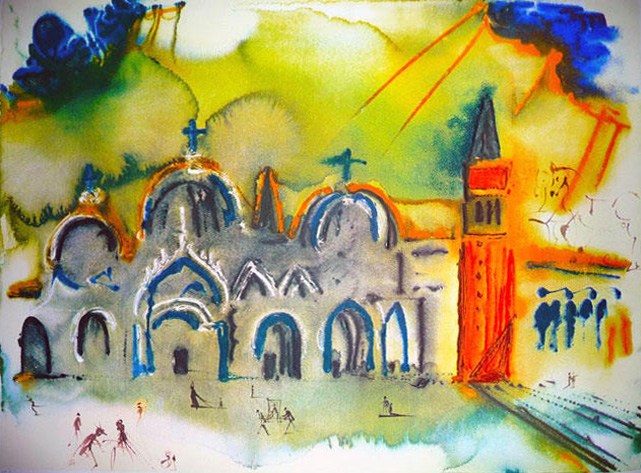 Salvador Dali Homage to Venice